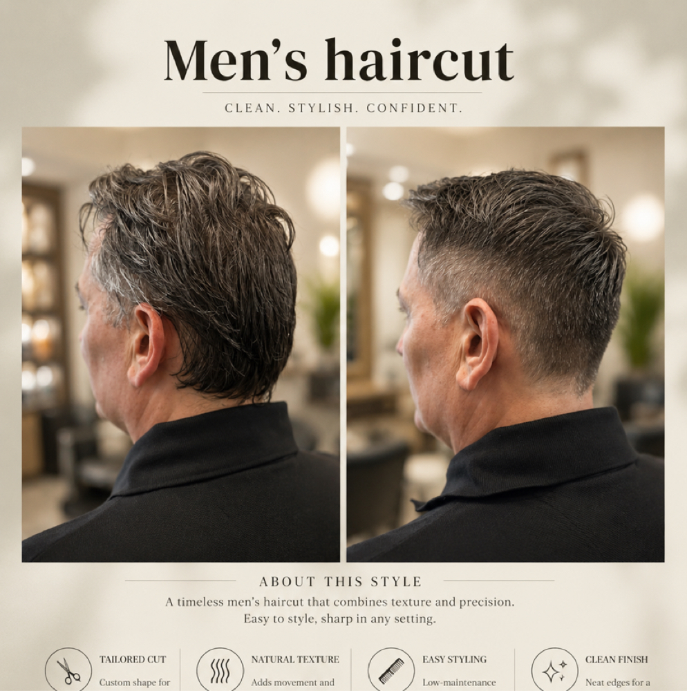 Short (Men’s) Hair cut at Maison Beauty NYC in Newyork, NY