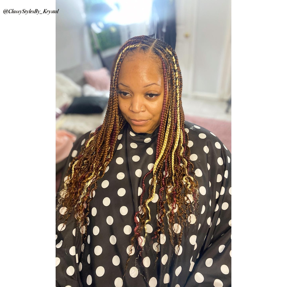 Small/medium Knotless Braids