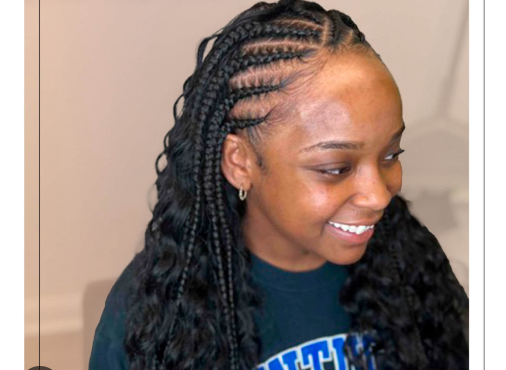 Tribal/Fulani Braids/twist (Med/Lrg