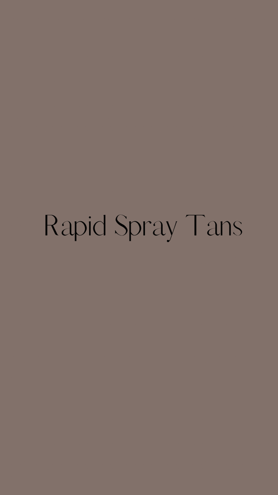 Rapid Spray Tan