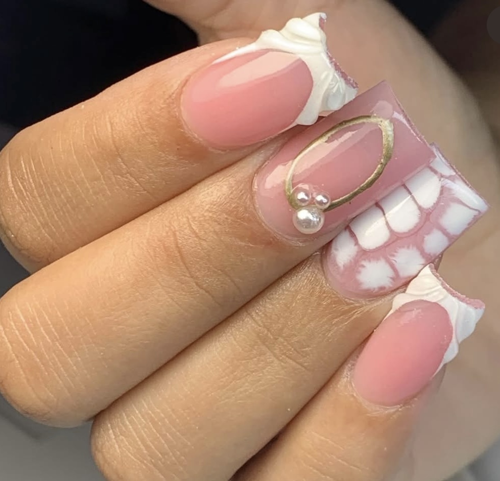 Acrylic Full Set & Fill 💗 at Jr Beauty Studio in Lehigh Acres, FL