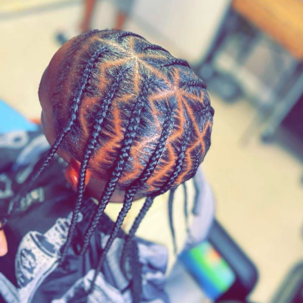 little boy braids (full head) at Hair Harmony: ByHazel in Columbus, MS