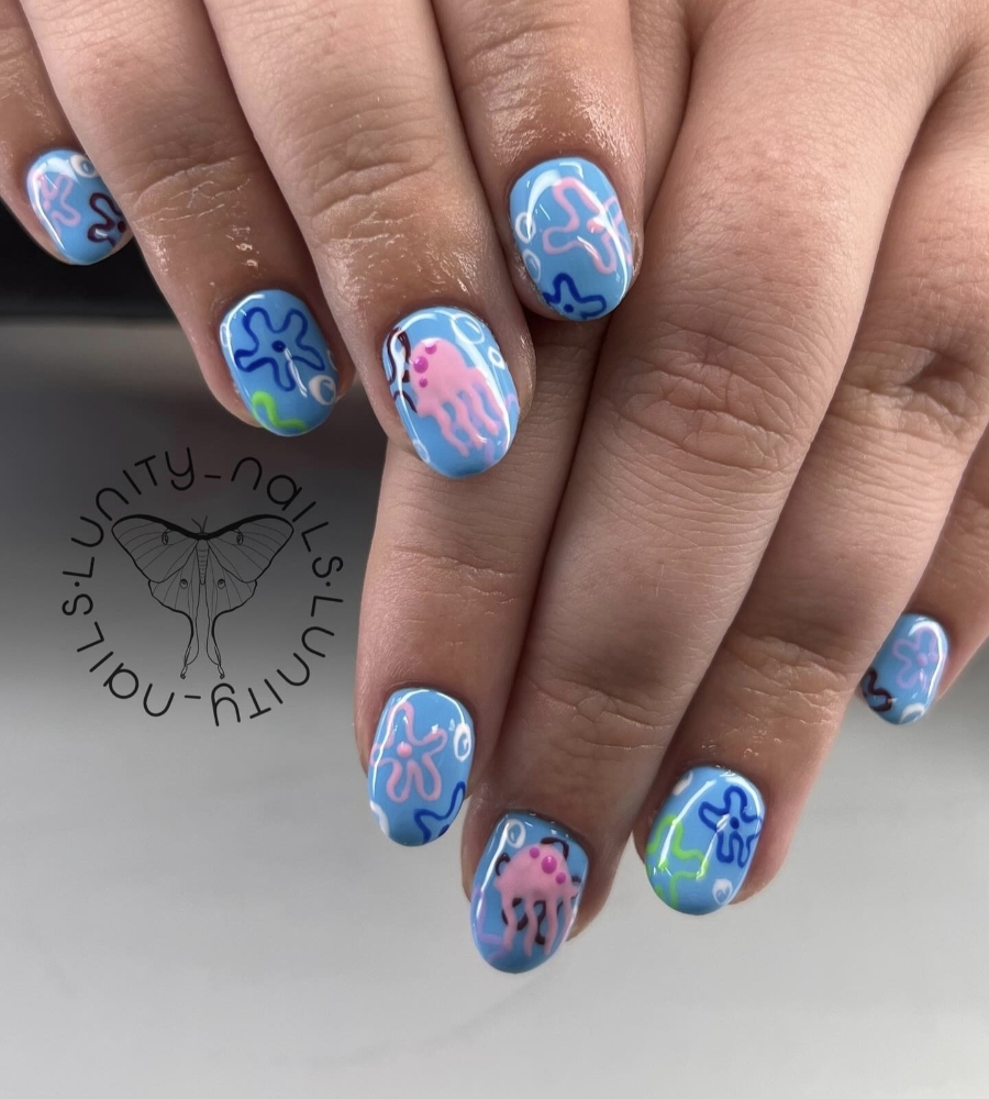 Complex Design Gel Manicure