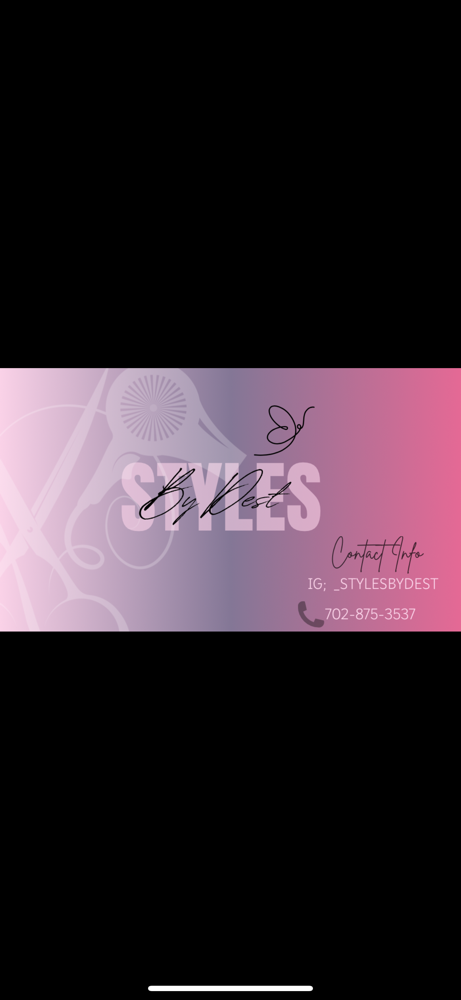 PLEASE READ POLICIES at ✨StylesByDest LLC ✨ in Las Vegas, NV