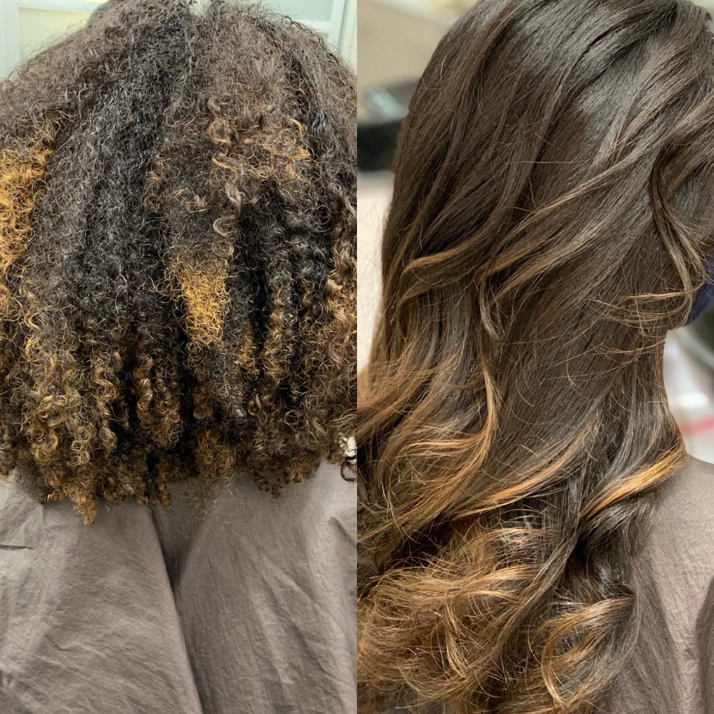 1st Time Silk Press Client
