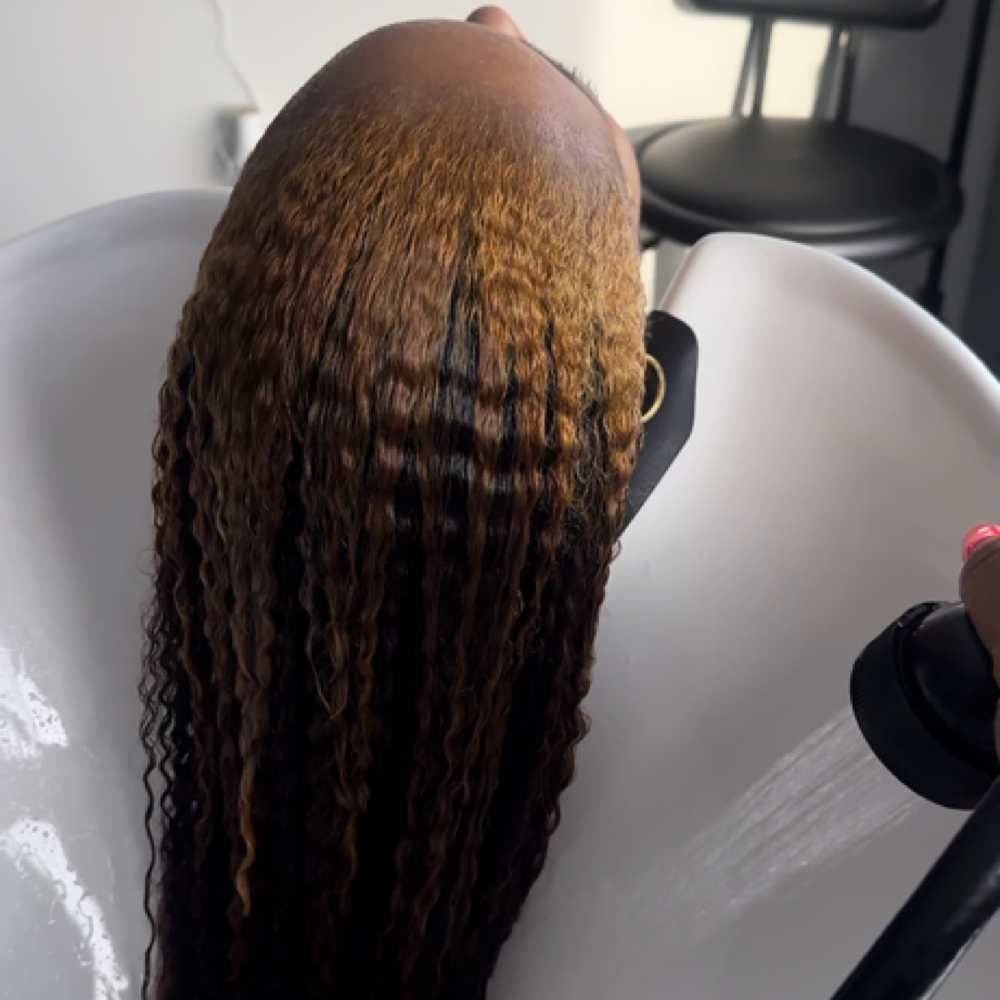 Perimimiter Bleach + tonor at Sacred State Hair Studio in Livonia, MI