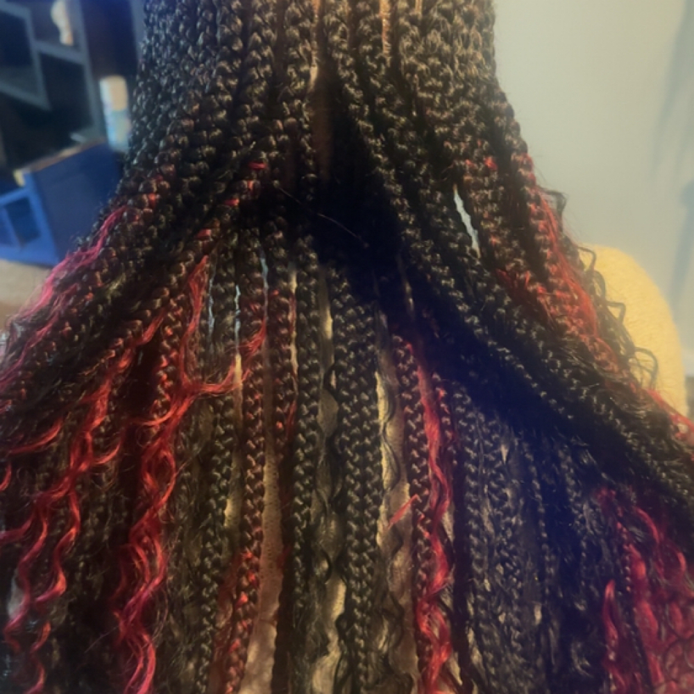 Layered Braids at Miracle Handz Hair Salon in Fairborn, OH