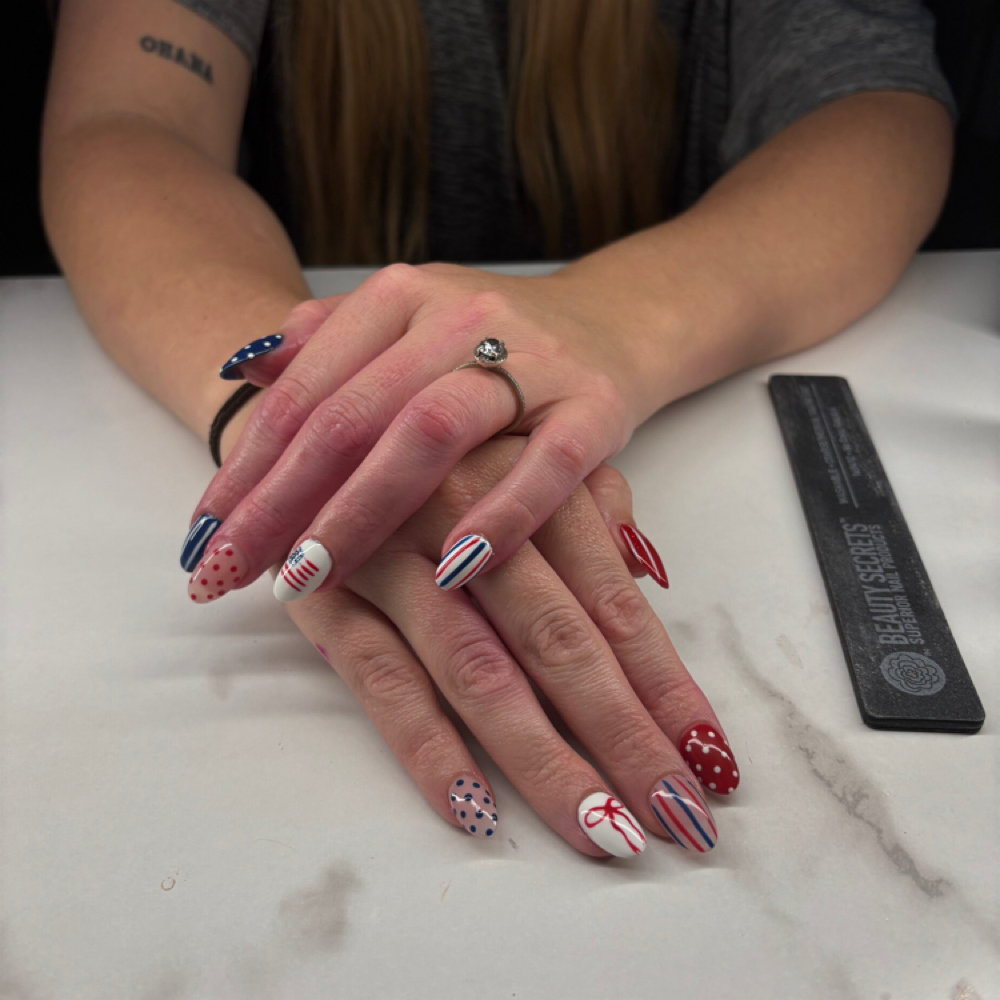 Gel X + Manicure at Southern Bay Bliss Salon in Red Bay, AL
