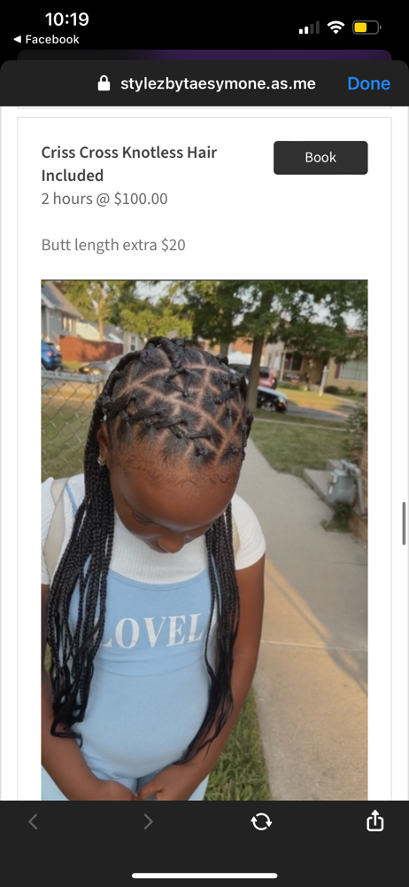 Tribal braid Medium Knotless