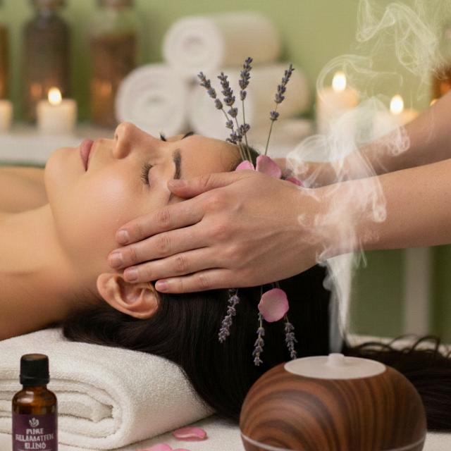Scalp Massage w/Aromatherapy at Delpinghands Skincare & Massage in NY, NY