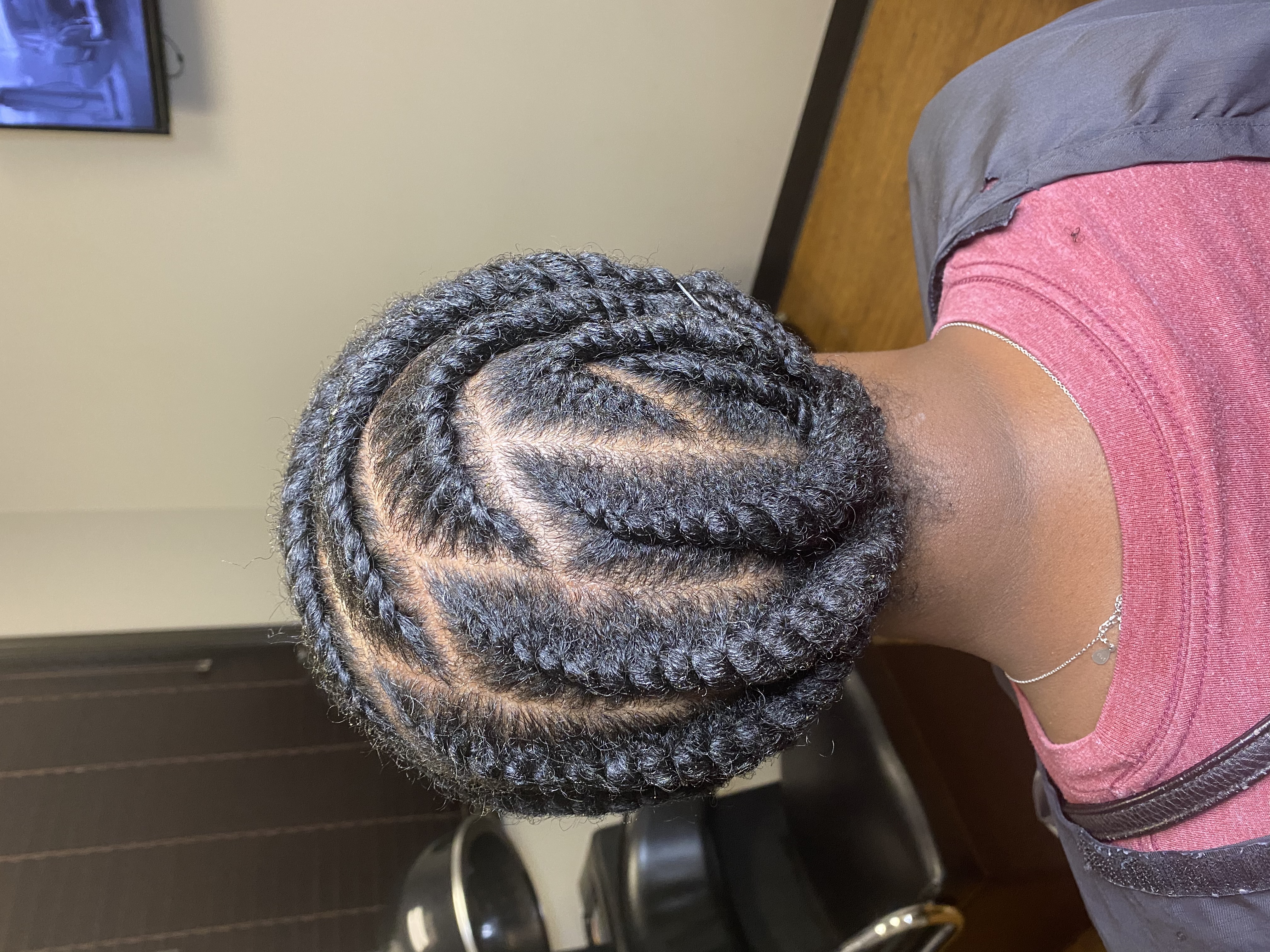 Flat Twists on Natural Hair