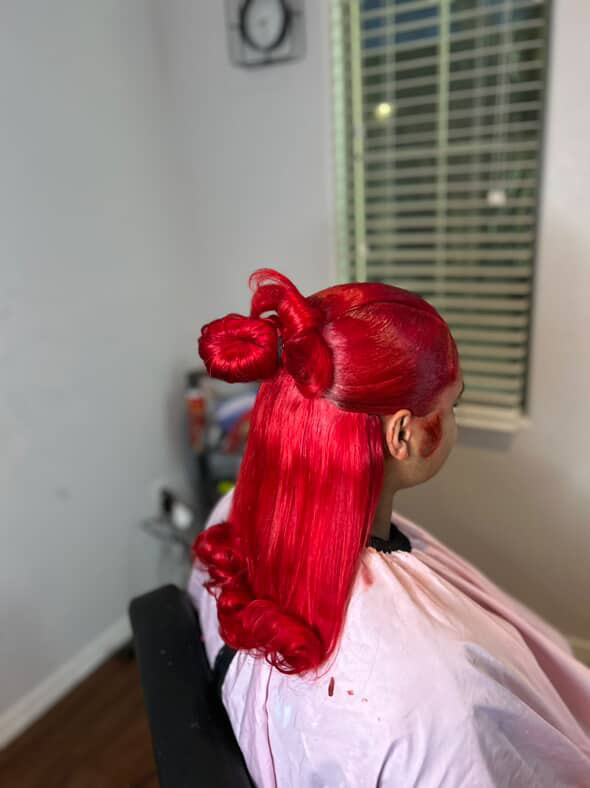 Half up half down