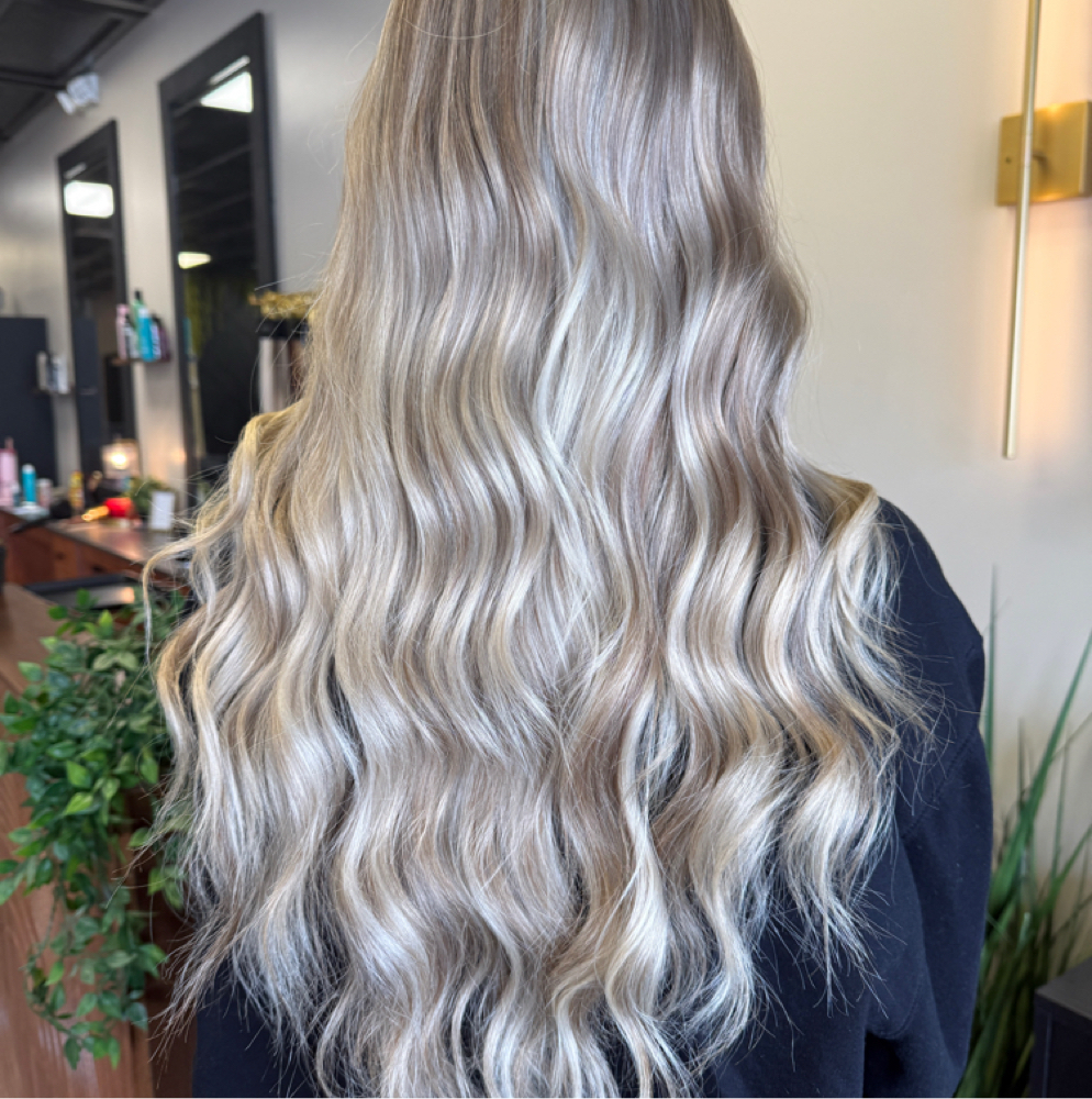 Full Head Highlight at The Refinery Salon in Brownstown, MI