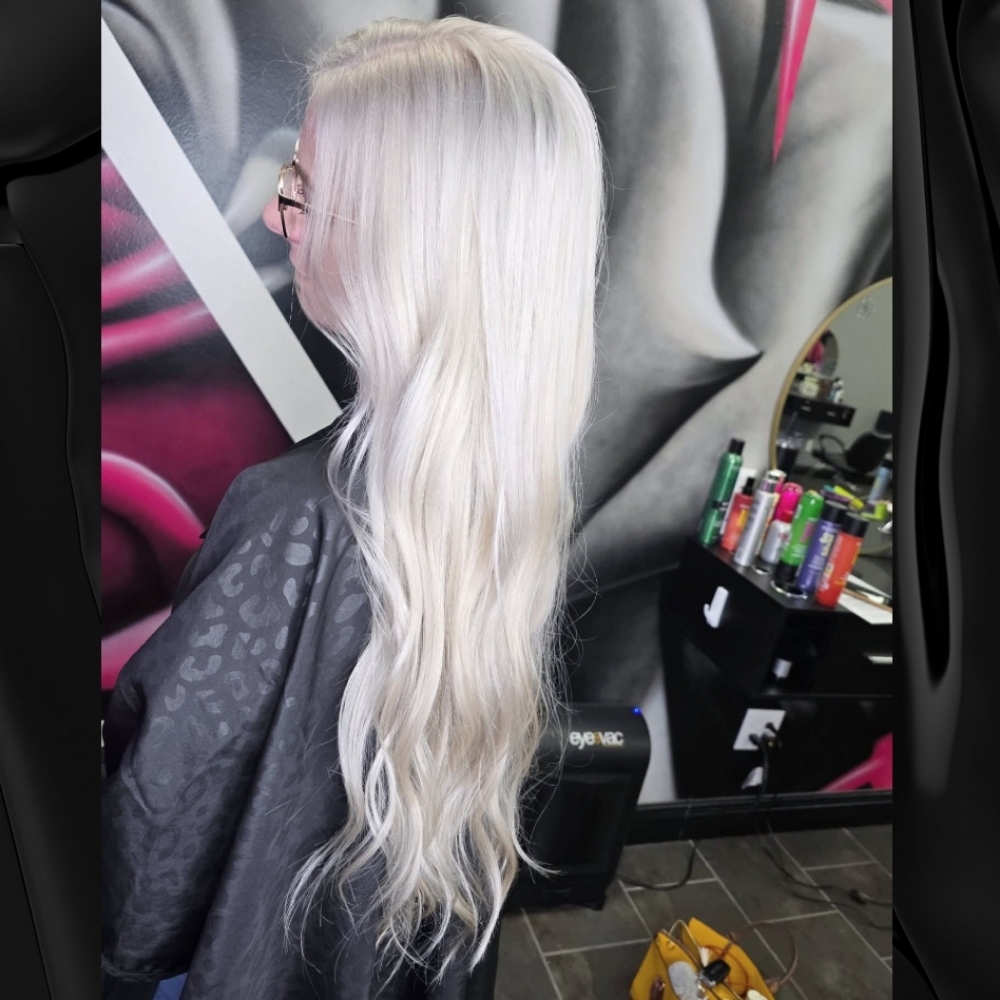 Full Bleach Out at Get Cut & Dye Hair Salon & Spa in Alexandria, LA