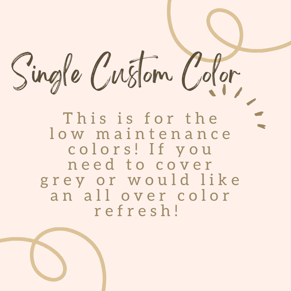 Single Custom Color