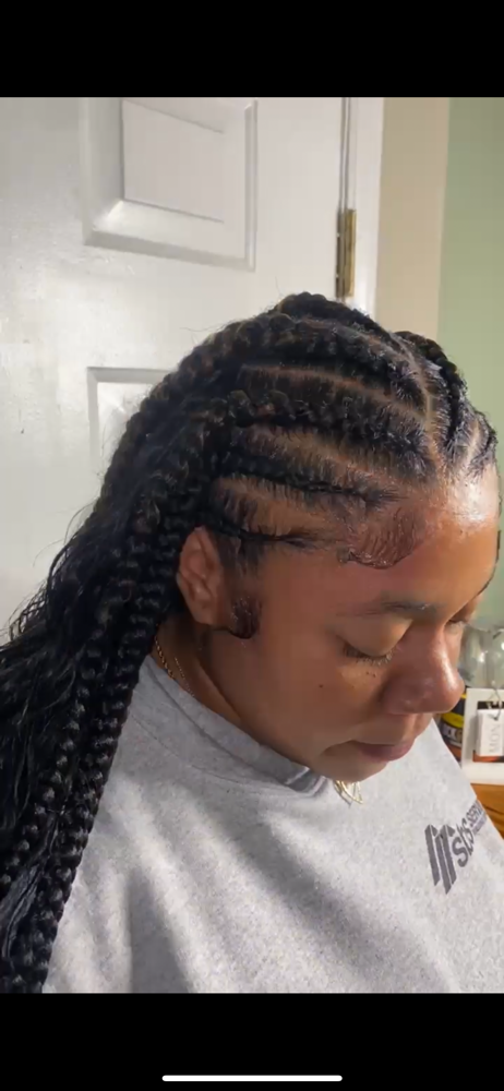 Fulani Braids W/ Quick Weave