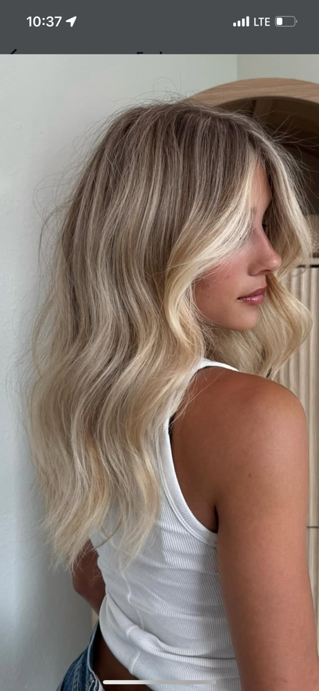 Partial Custom Blonding