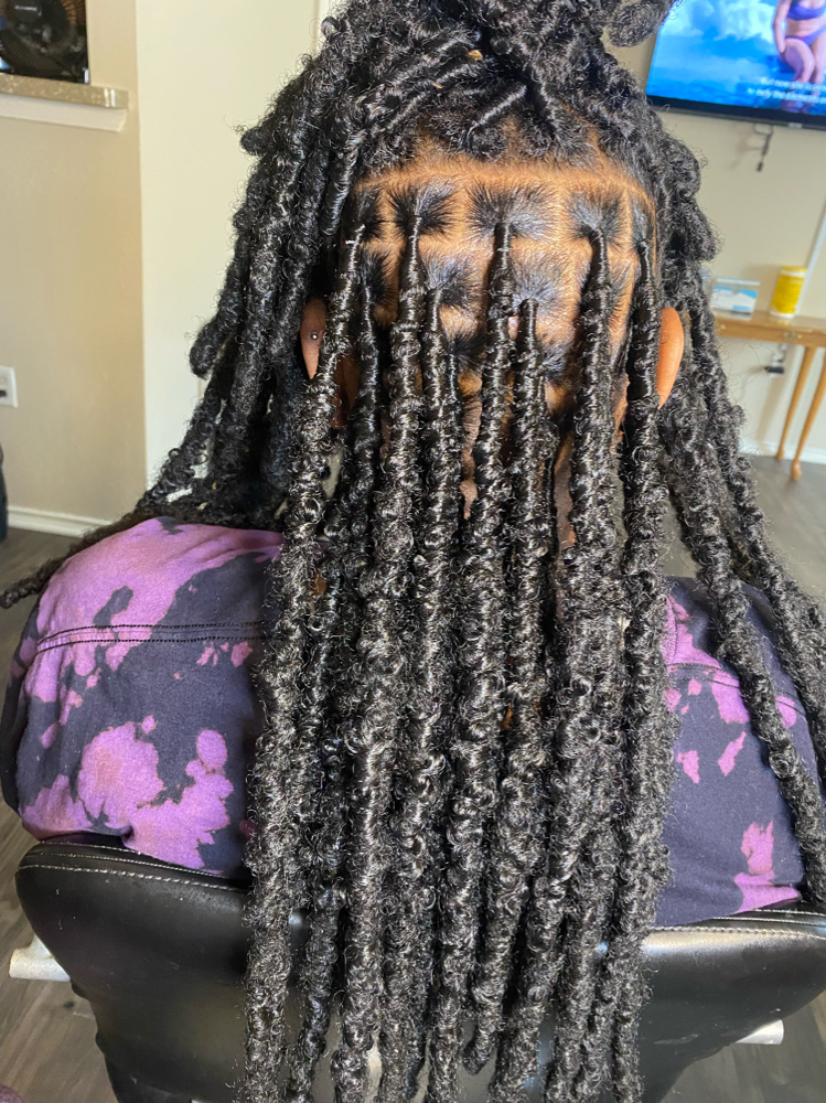 Butterfly Locs Hair Retouch