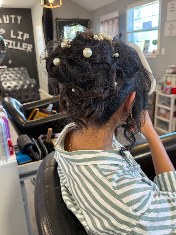Updo at Lc Beauty Vault in Sinton, TX