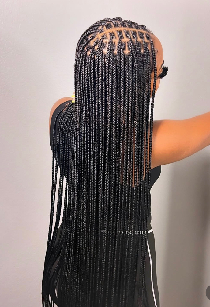 Small Knotless Braids