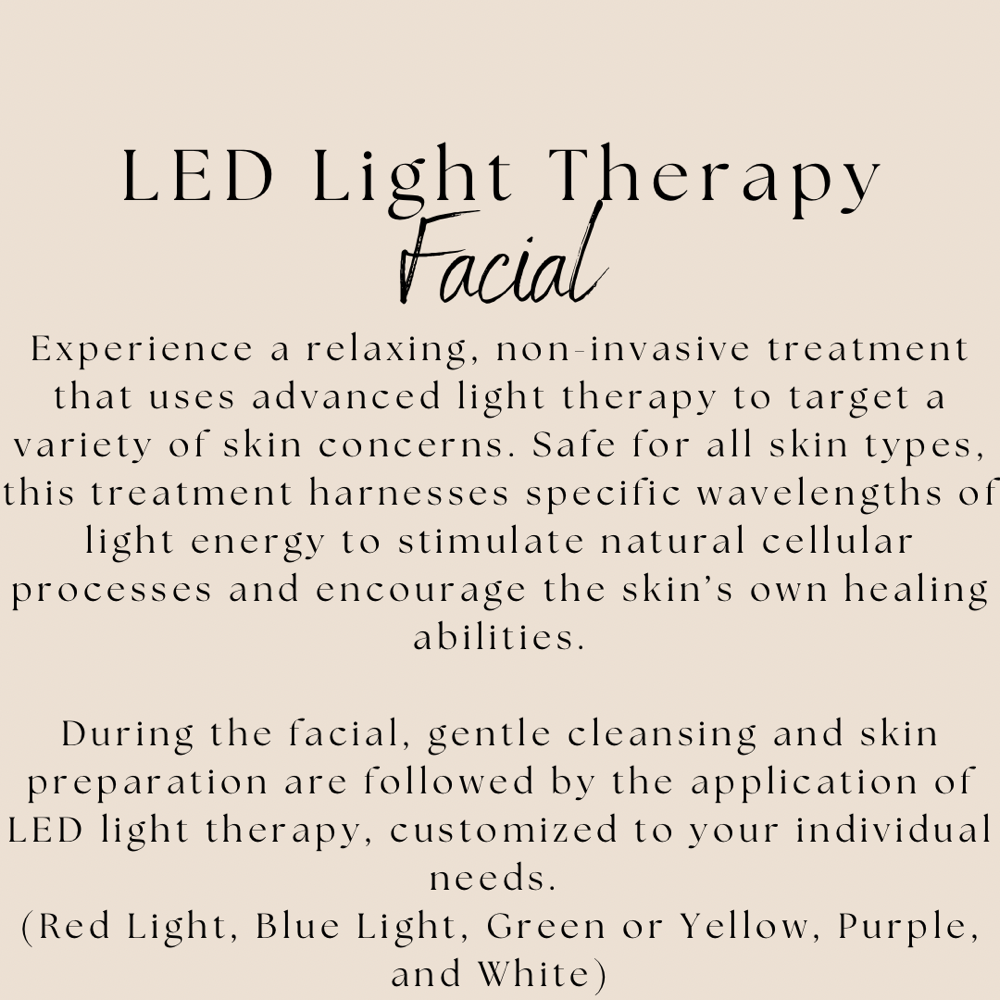 LED Light Therapy Facial