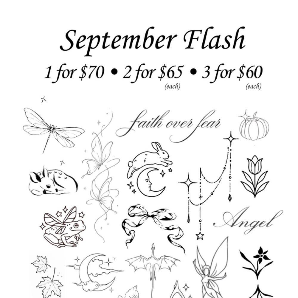 September Flash at Blondie’s Ink in Point Pleasant, WV