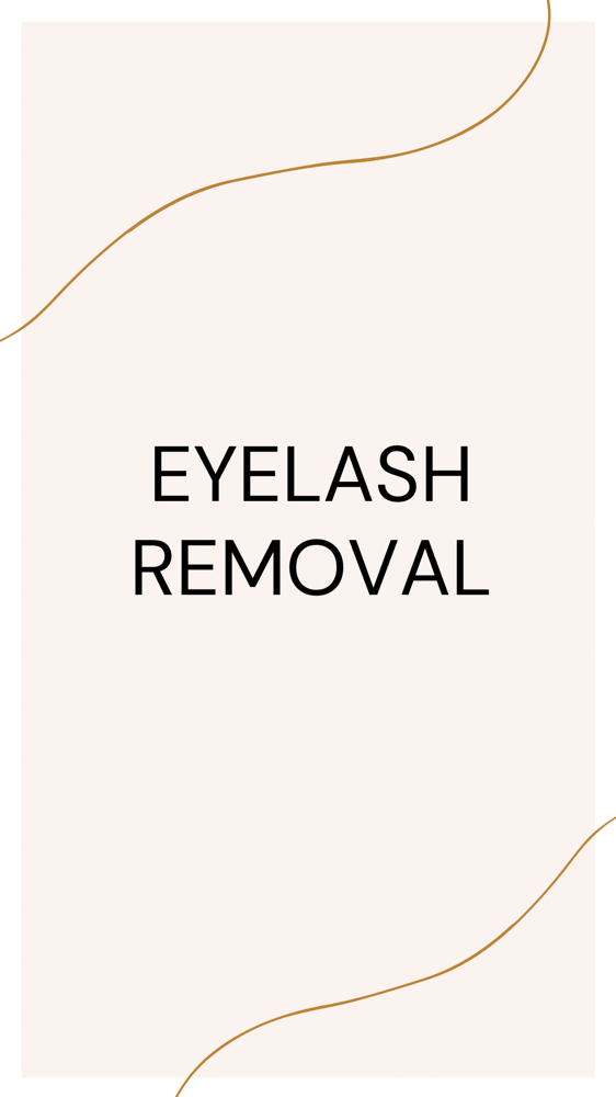 Eyelash Extension Removal