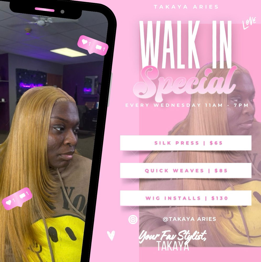 Walk In Wednesday Deal