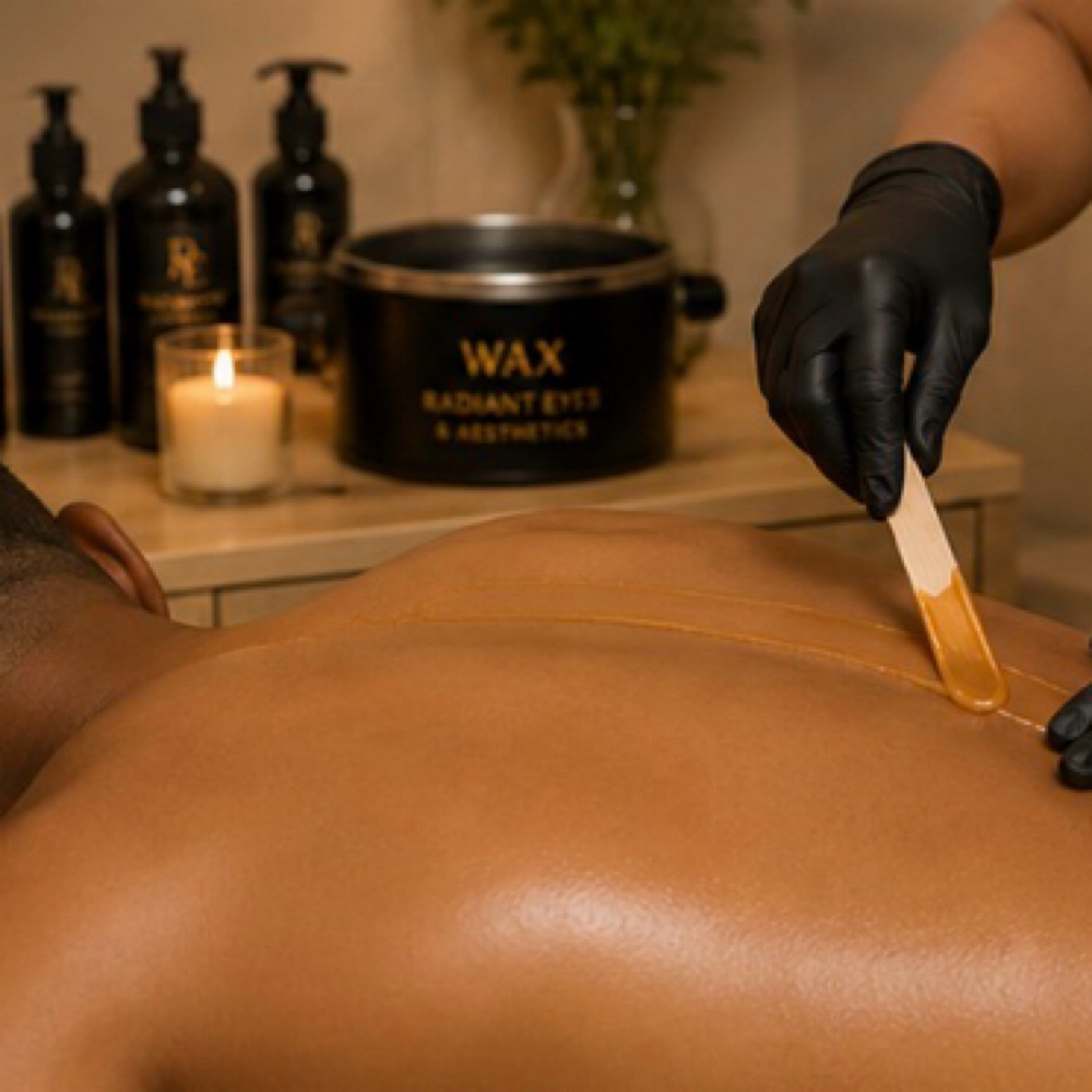 Back Wax at Radiant Eyes & Aesthetics in Petal, MS