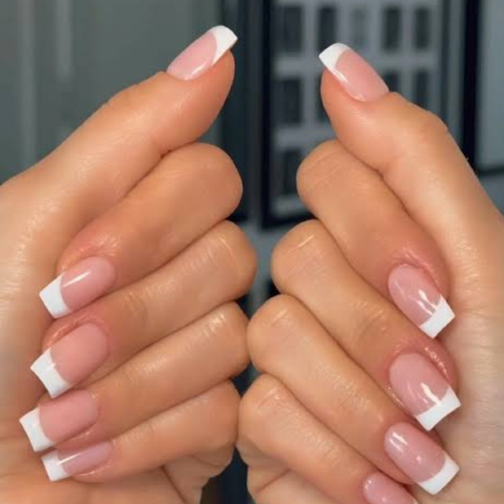 French Tips at D’s Nails in Spokane, WA