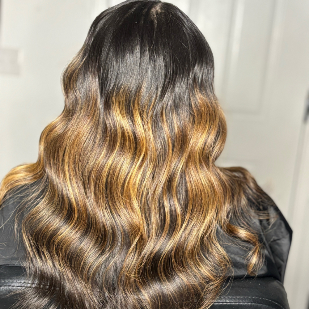 Half Head Highlights at Crowned Alexa’s in Pooler, GA