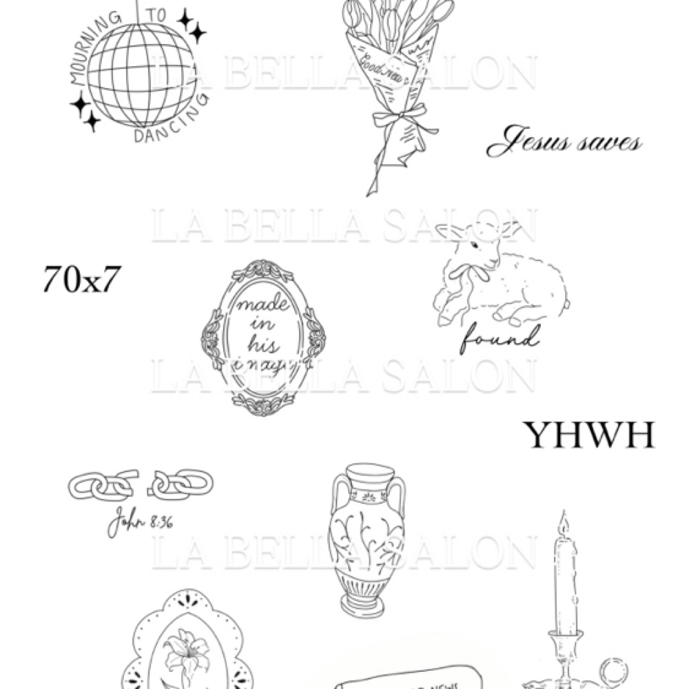 JESUS FLASH TATTOO at La Bella Salon in Minford, OH