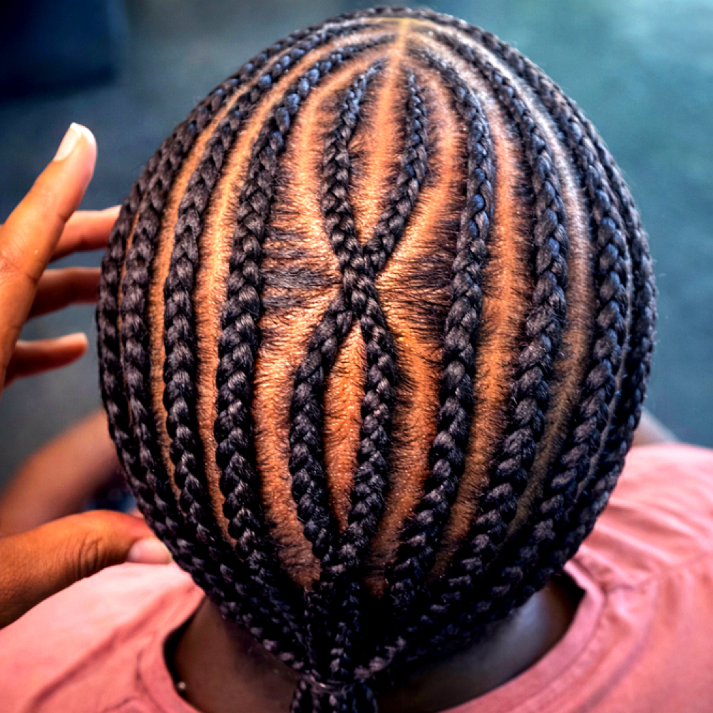 Scalp Brais at Mixxd loc n barber lounge in Arlington, TX