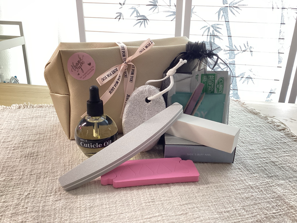 Organic Travel Manicure Set at Kutie Kare Beauty And Spa in California, CA