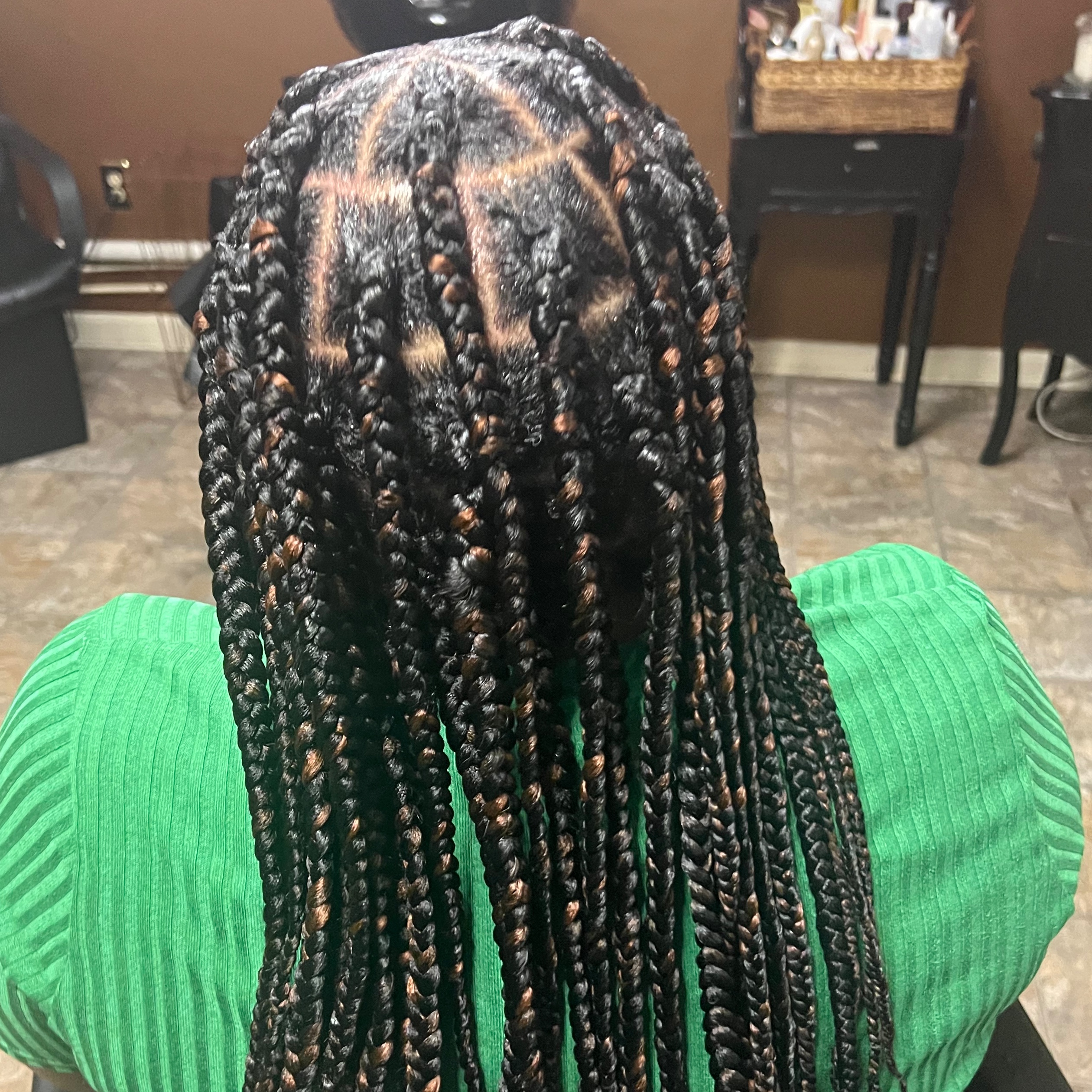 Large Knotless Braids at Jazz It Up Studios in Capitol Heights, MD