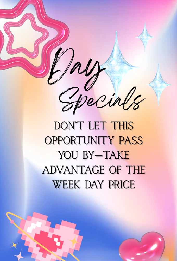 Week Day Specials