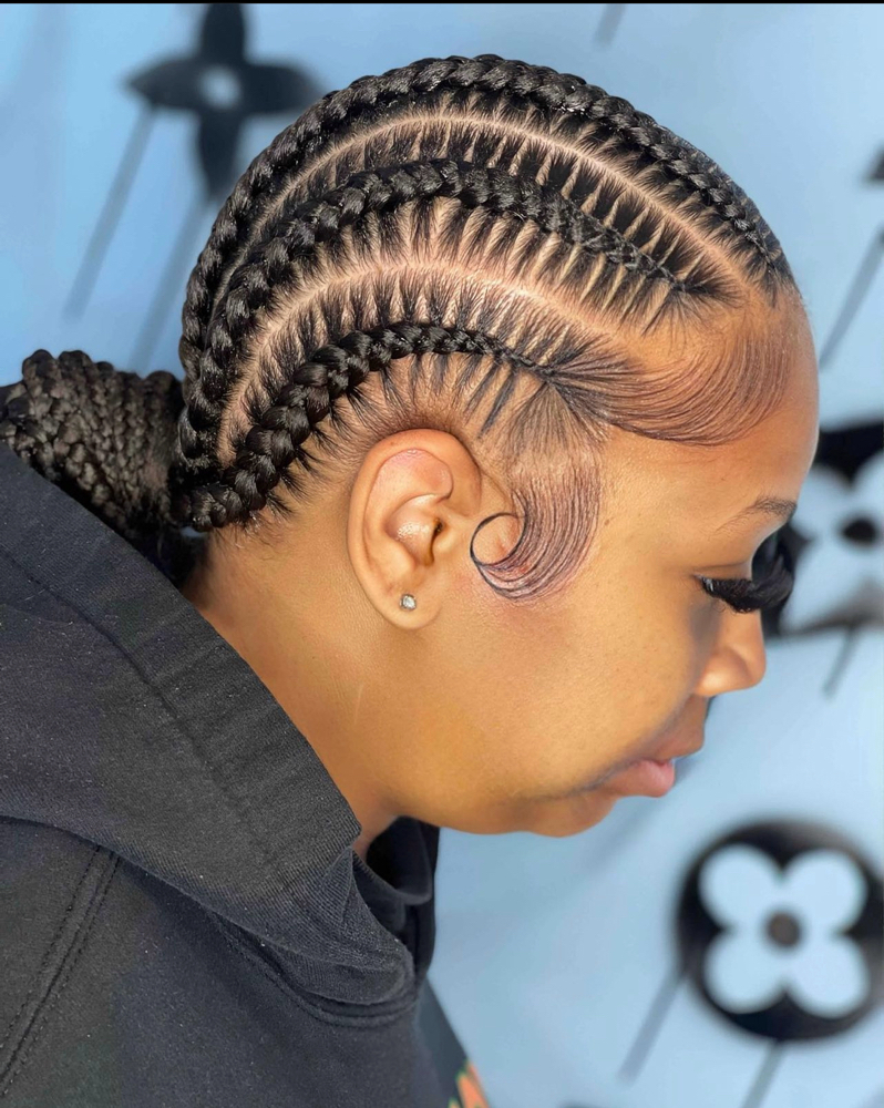 Six Stitch Braids at Celia Braids in CHARLOTTE, NC