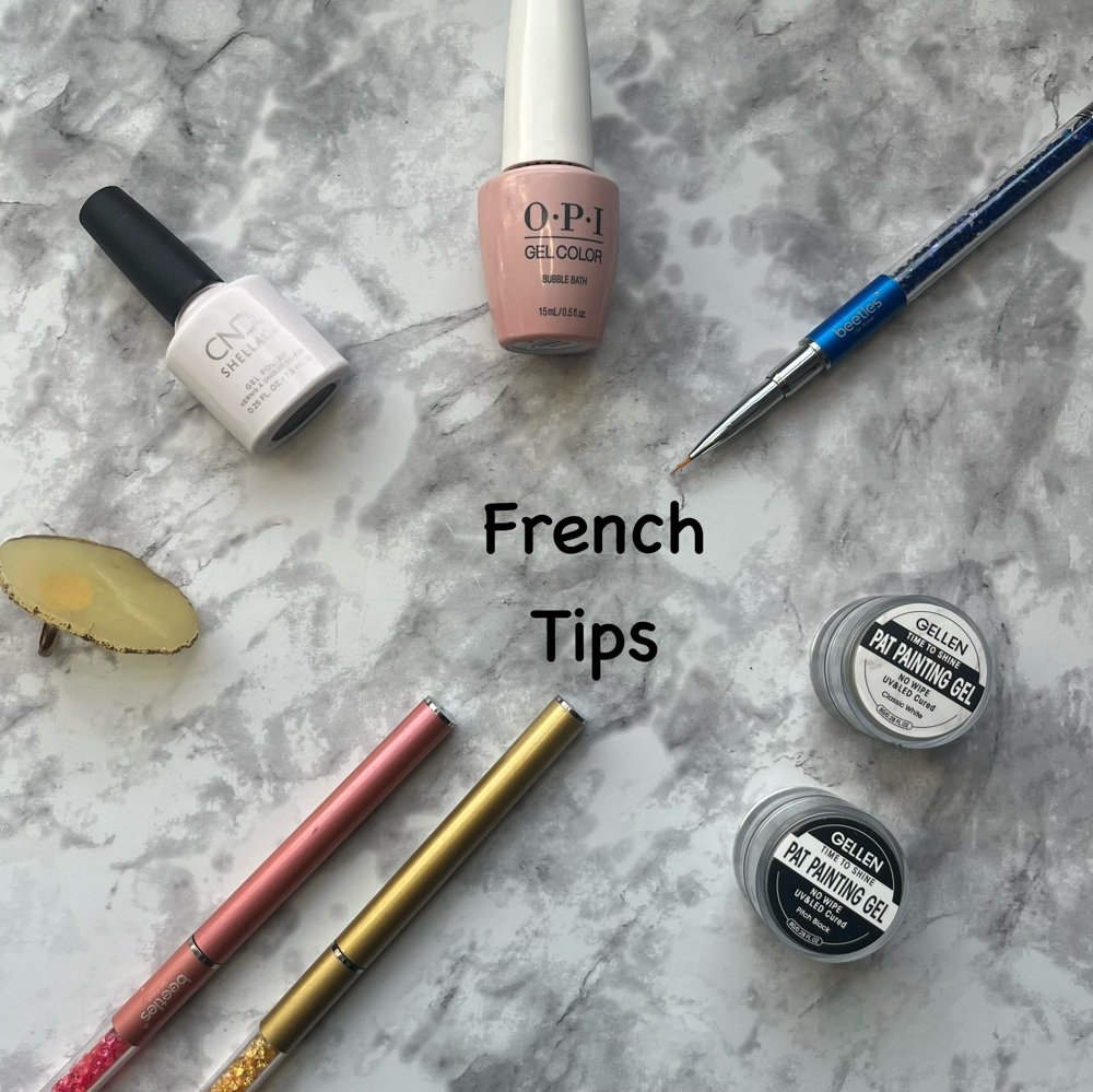 French Tips at Simply Nails by Ally in sylvania, OH