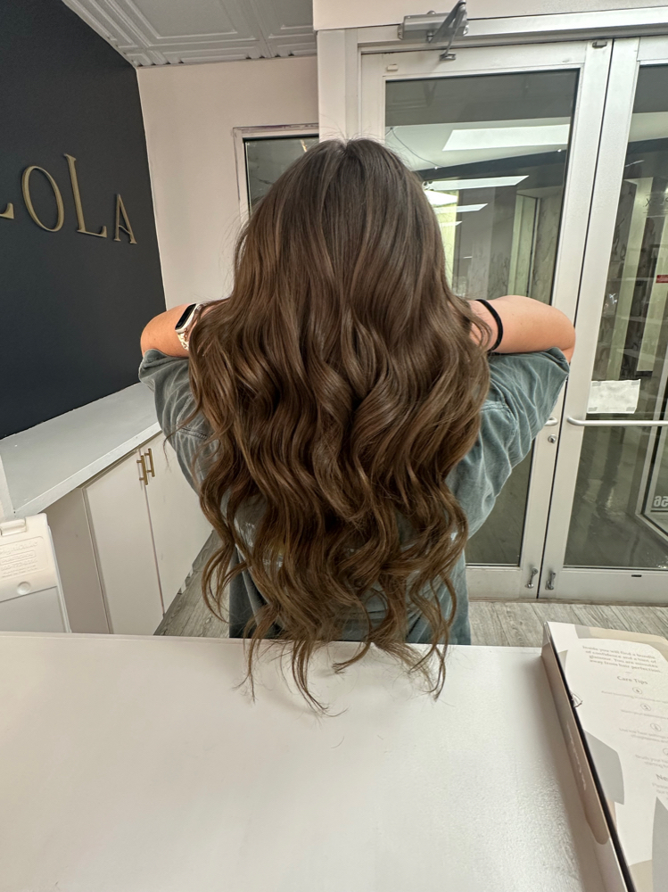 3 Rows Hand Tied Or Machine Wefts