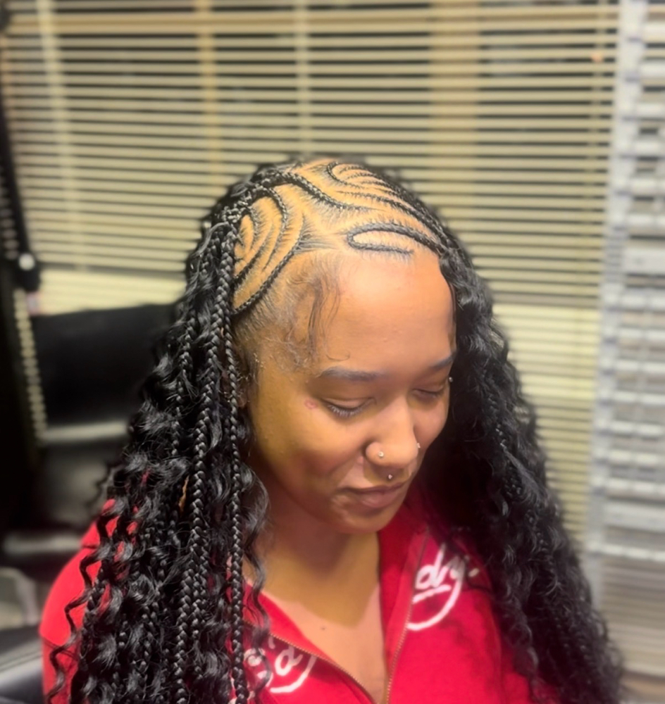 Fulani braids at Styles By Jalyssa in Phoenix, AZ