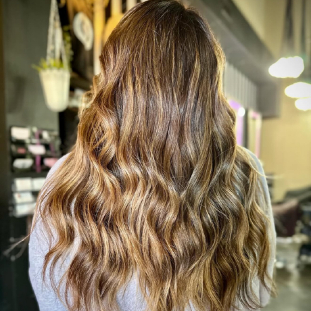Partial Balayage & Haircut at Jamie Hildebrand in Westfield, IN