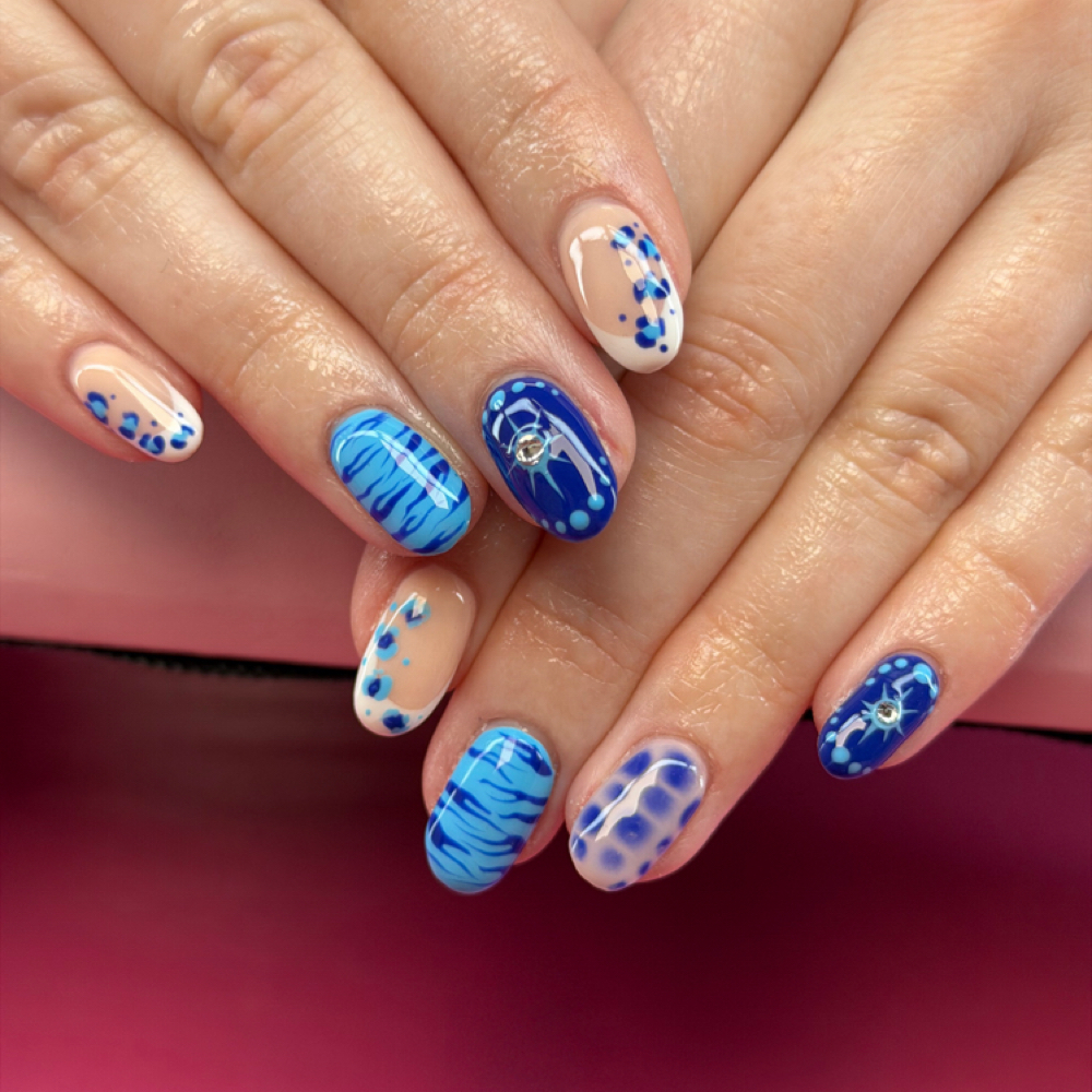 Builder Gel Full Design at Nailed by Ro in Canton, TX
