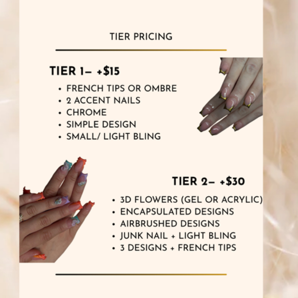 + TIER 1 at LuxuRae Nails in Lansing, MI