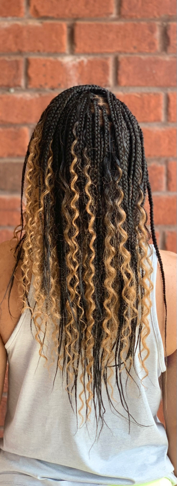 Boho Knotless Braids