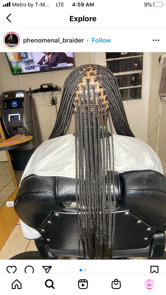 Knotless Box Braids (Small)