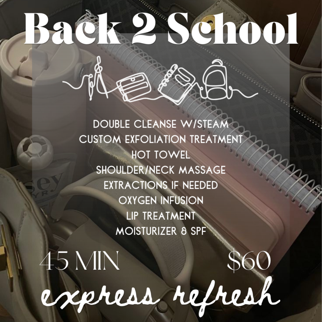 Back 2 School Express Facial at Bohemian Embers Esthetics in Nazareth, PA