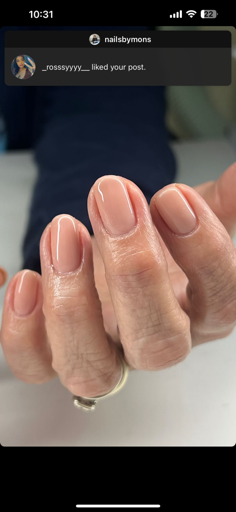 Short Gel Manicure