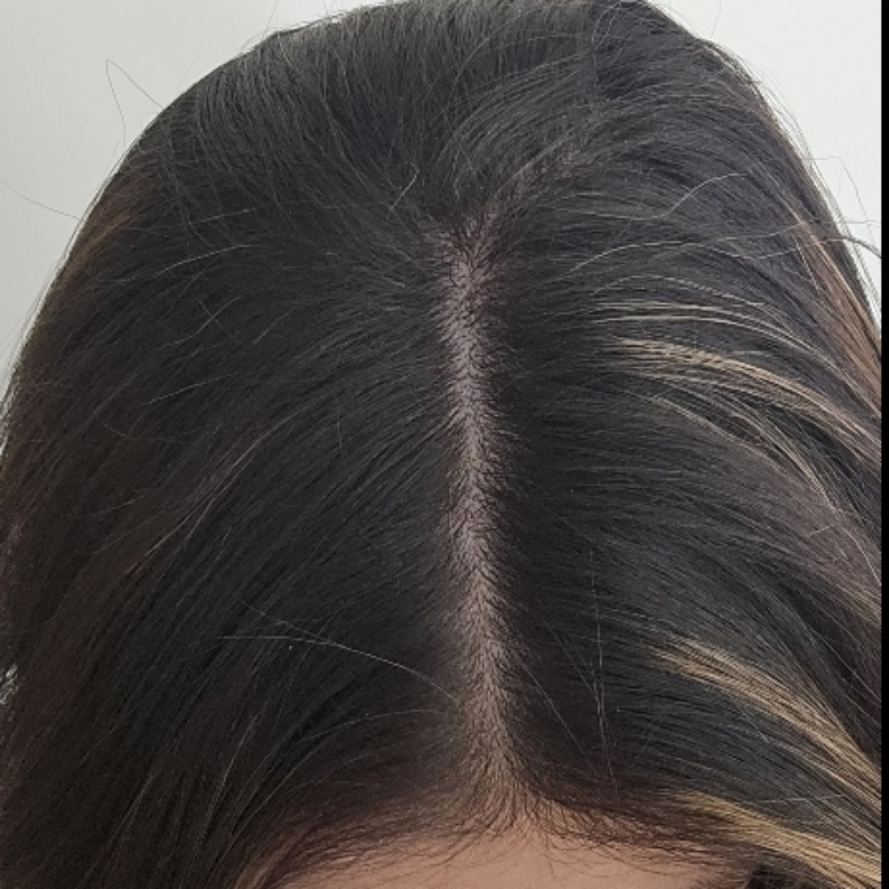 Single Color Root Re-touch & Style at Salon Blume in Cornelius, NC