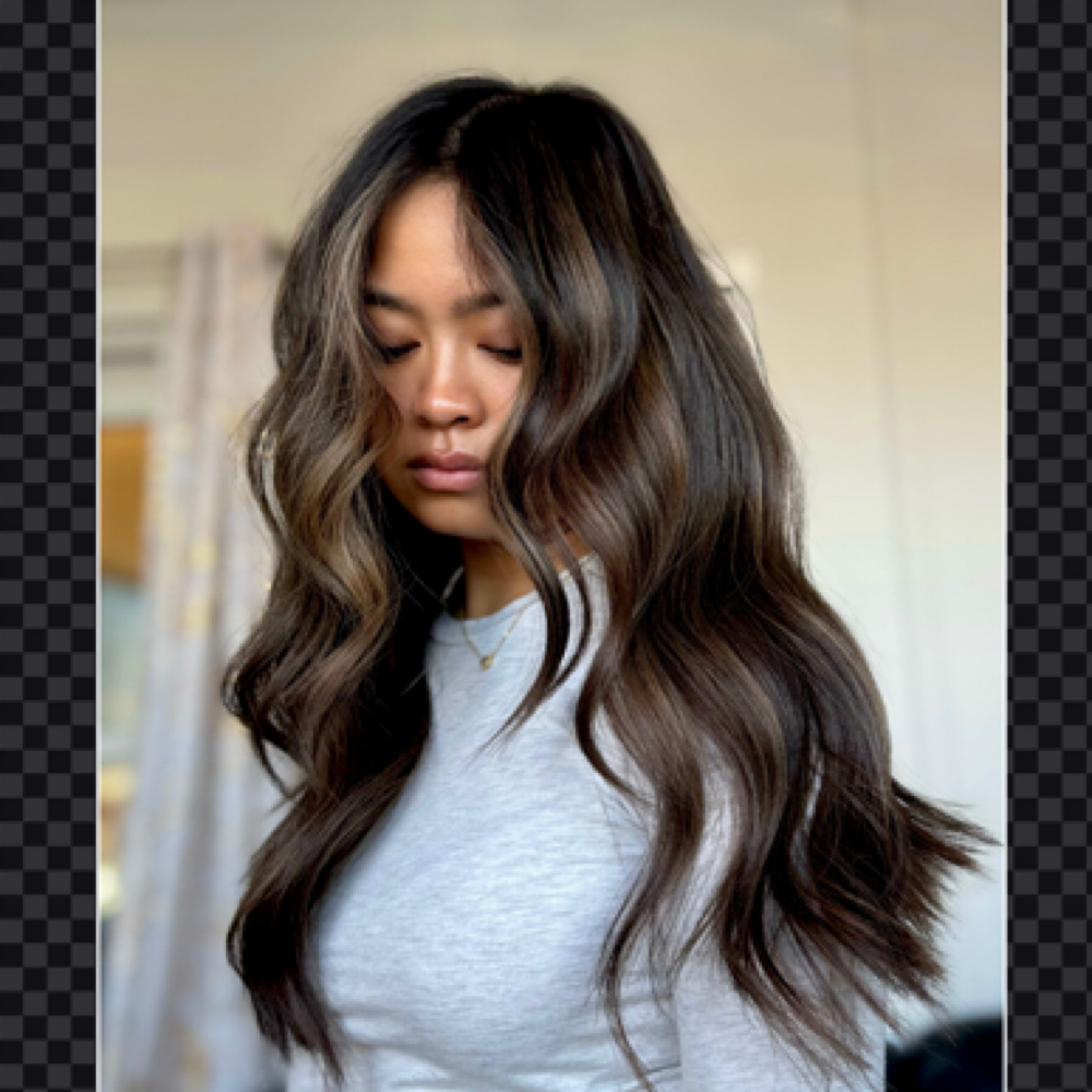 Luxury Brunette + Haircut at Jada Hair & Balayage in Bloomingdale, IL