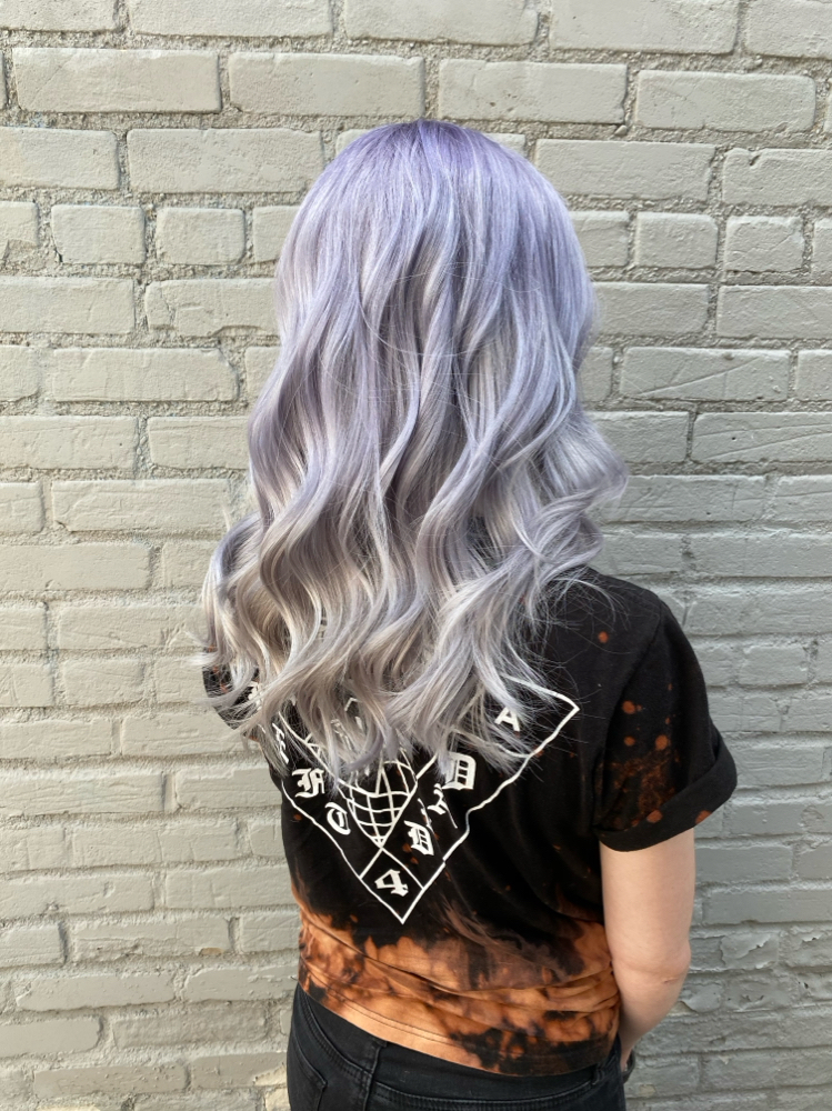 Bleach And Tone/Color Medium Length
